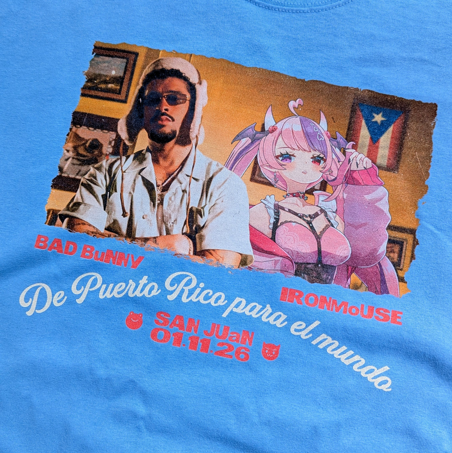 Ironmouse x Bad Bunny Shirt