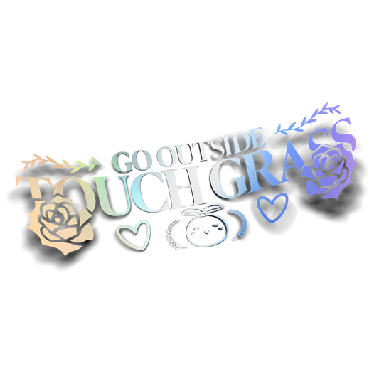 Touch Grass Decal