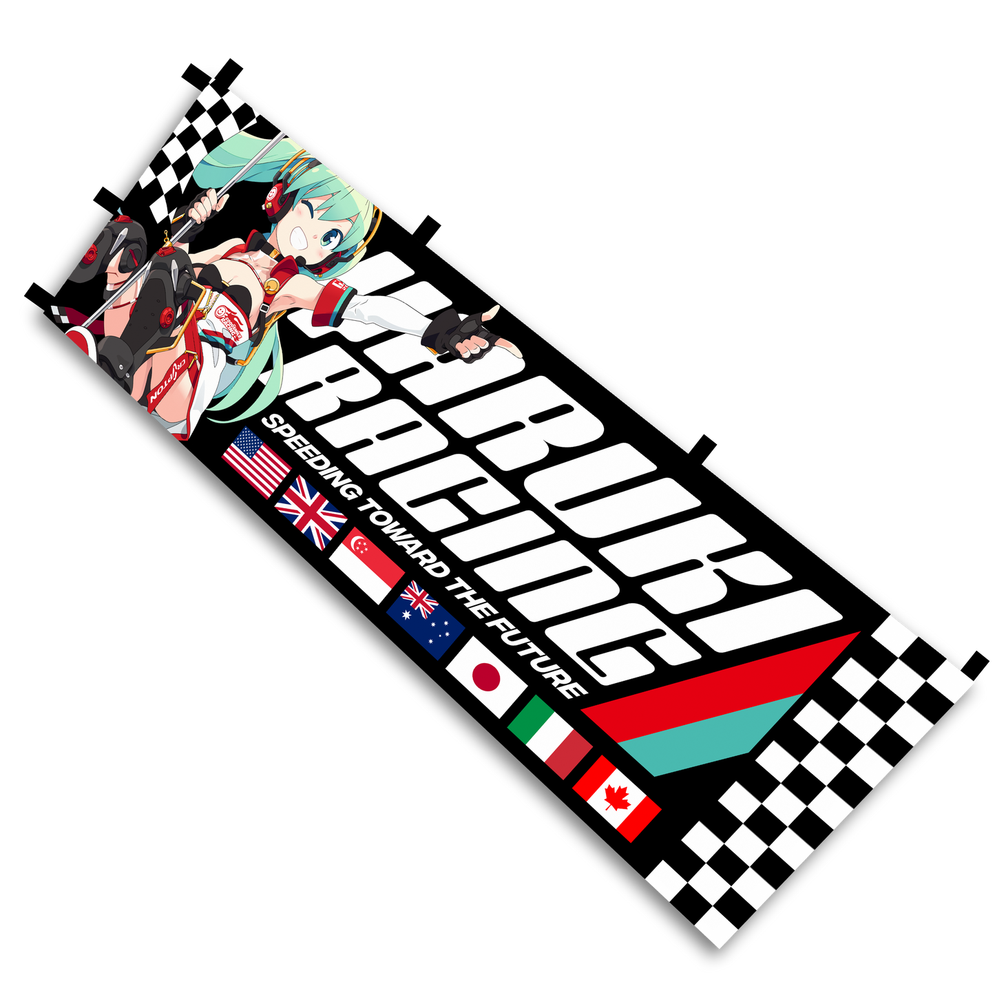 Yaruki Racing Nobori Flag