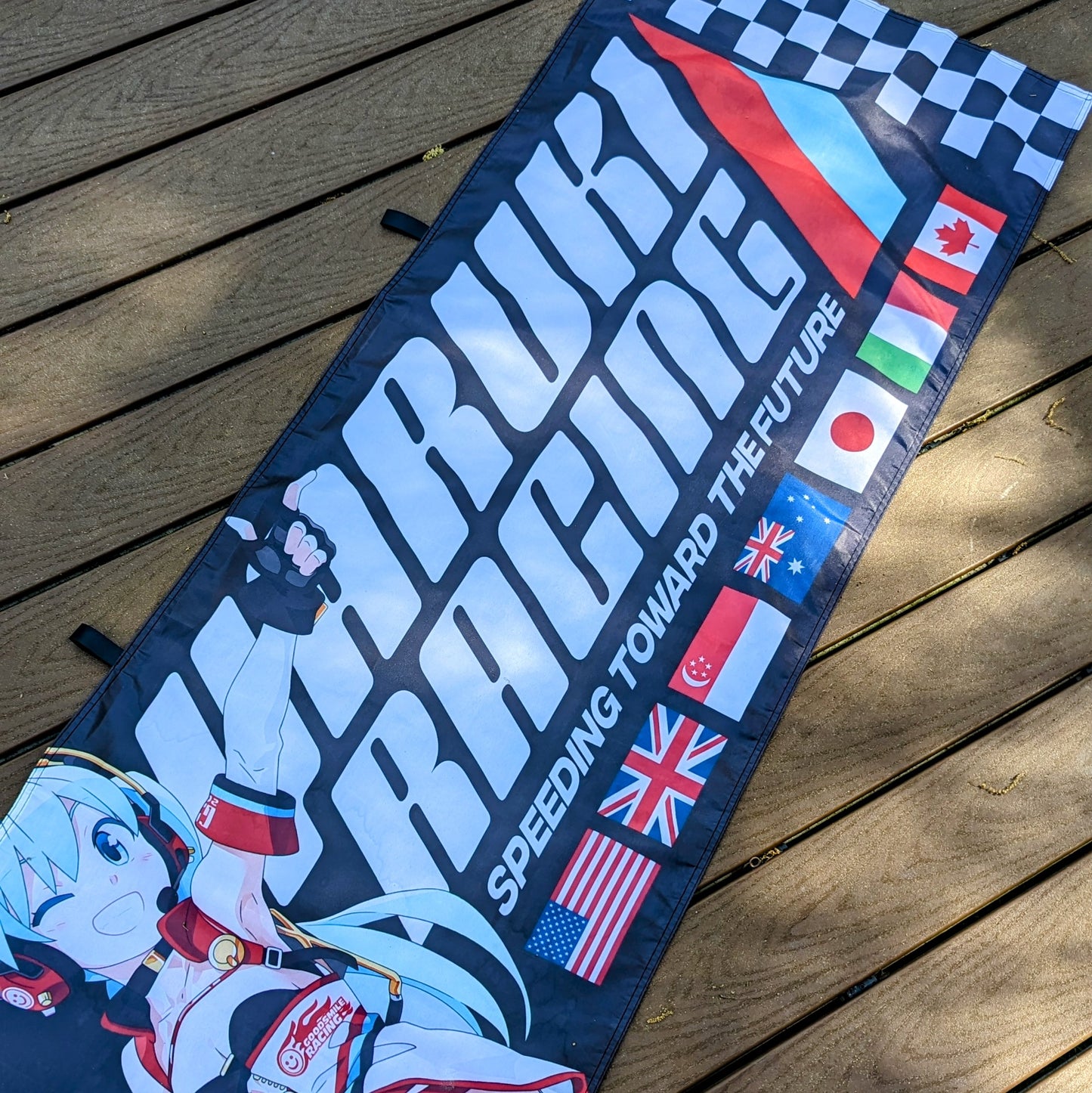 Yaruki Racing Nobori Flag