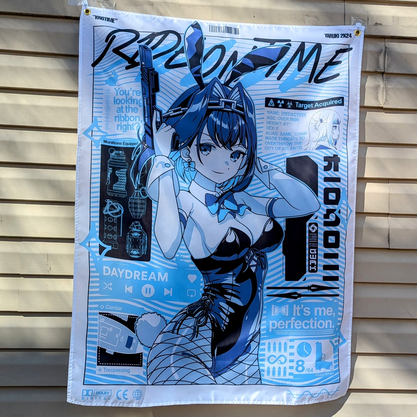 Ride on Time Flag