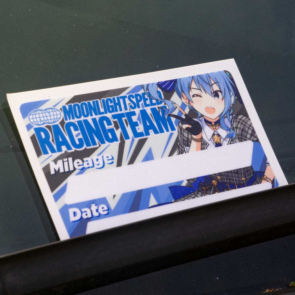 Sui Oil Change Decal
