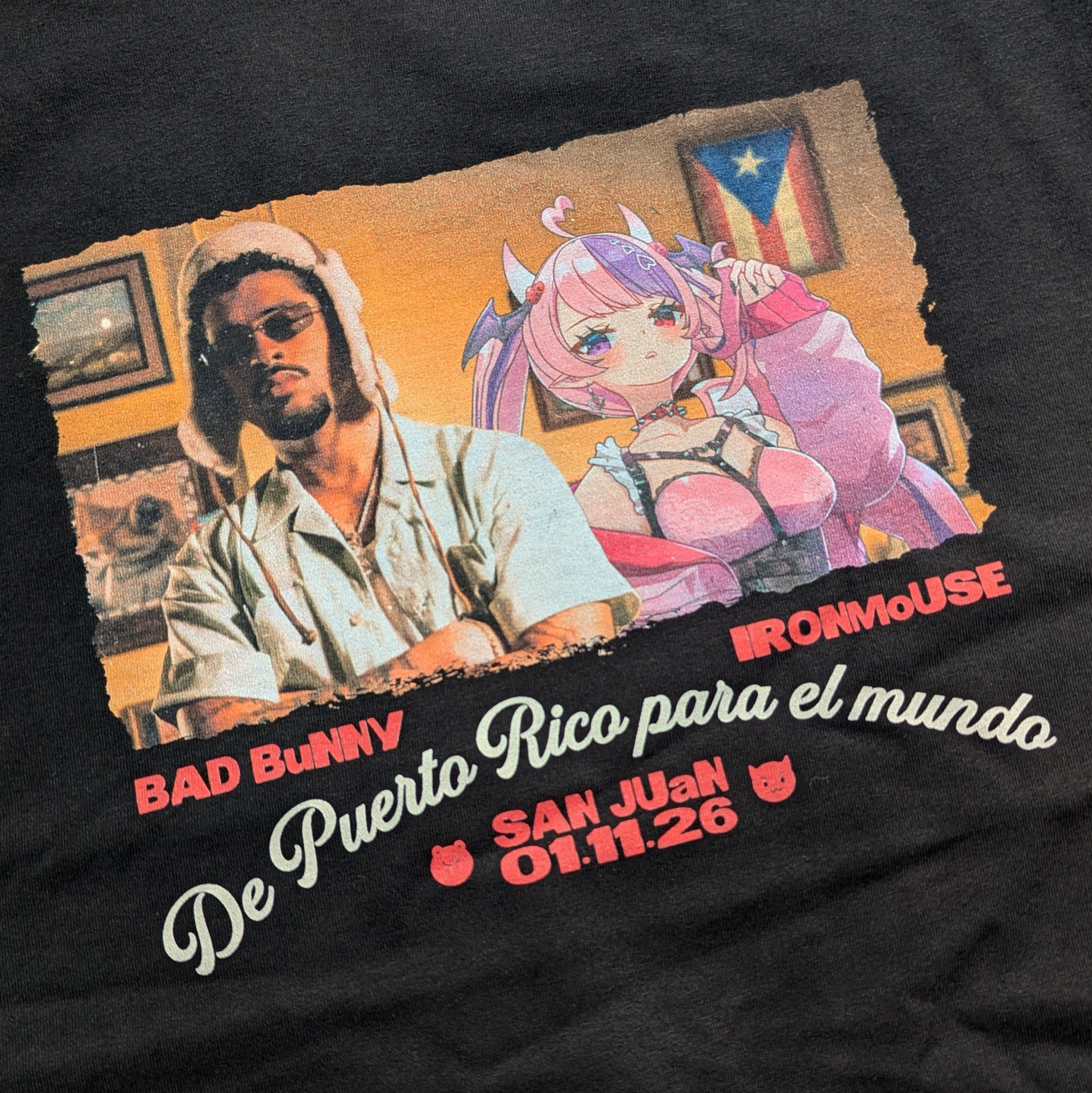 Ironmouse x Bad Bunny Shirt
