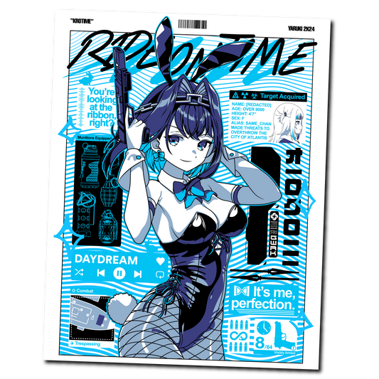 Ride on Time Print