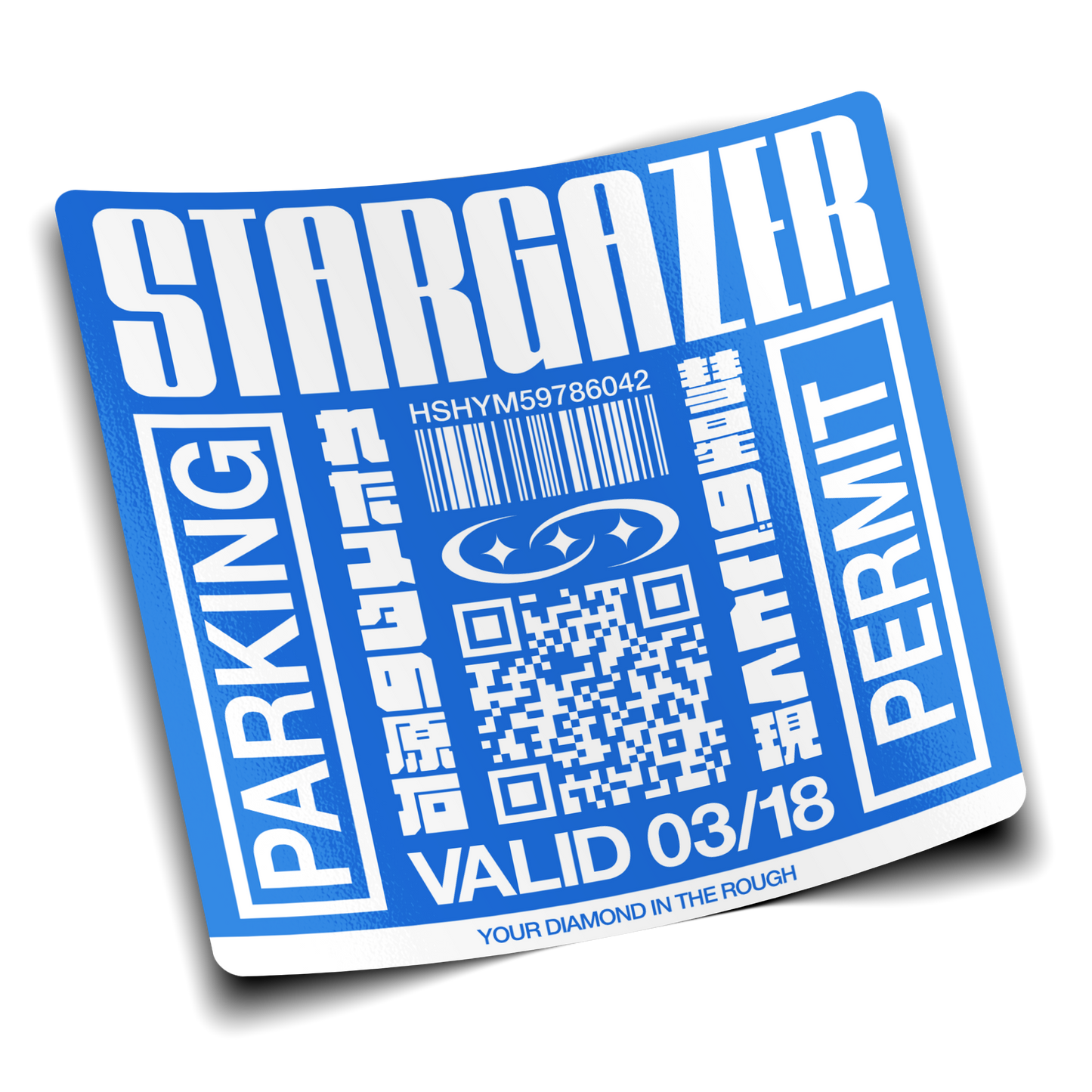 Stargazer Permit Decal